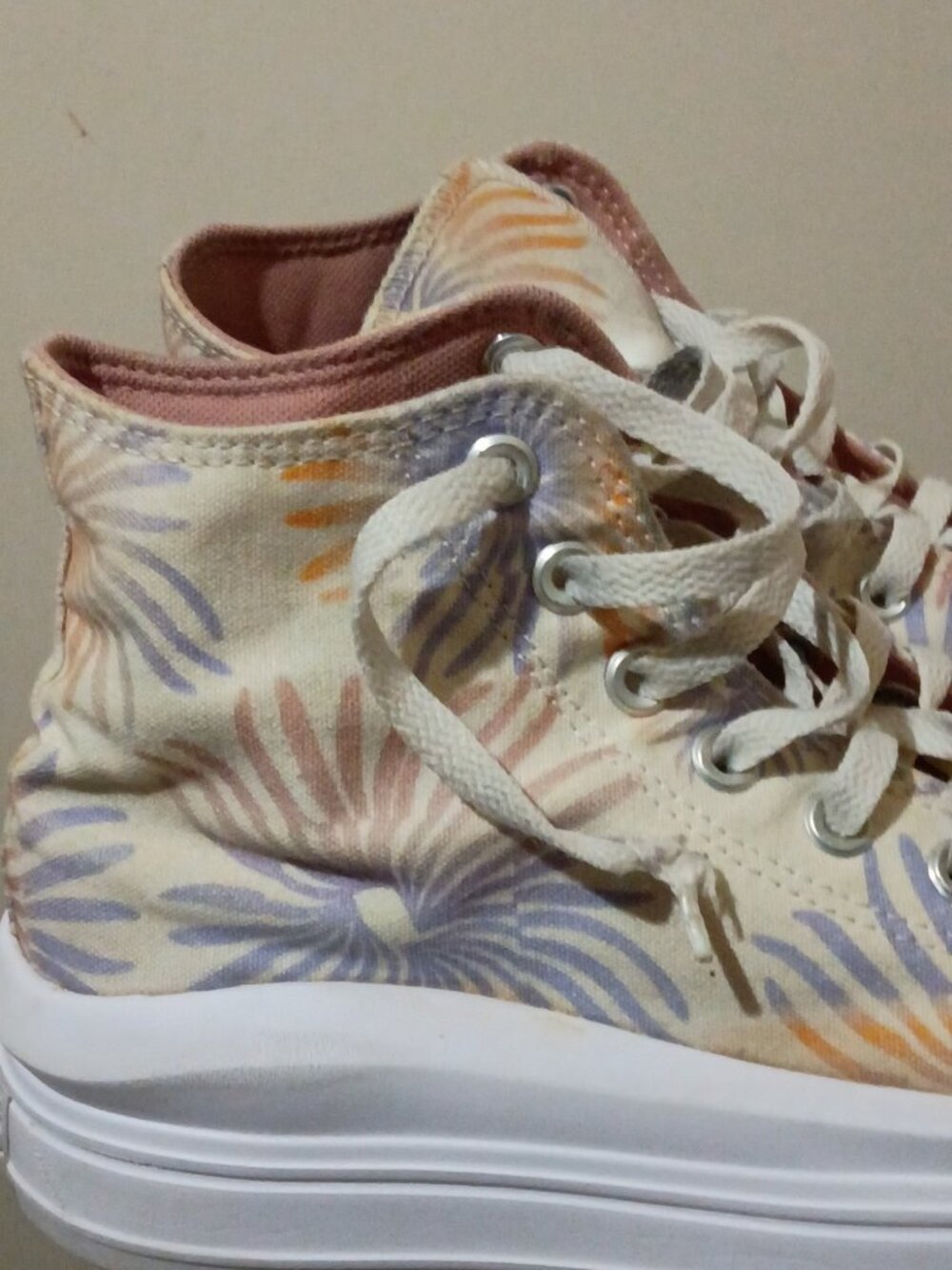 Converse CTAS Move Hi Ultraviolet Peach Dream Women's Shoes Size 9 - Picture 4 of 14